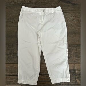 Women’s‎ Talbot white cropped pants size 12p